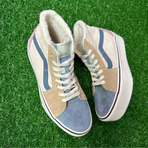 Vans Sk8 Hi Tapered Pastel Sherpa - Picture 9 of 9